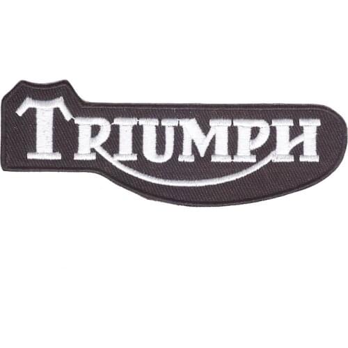 Aonepatch TRIUMPH logo iron patches for clothing Embroidery applique