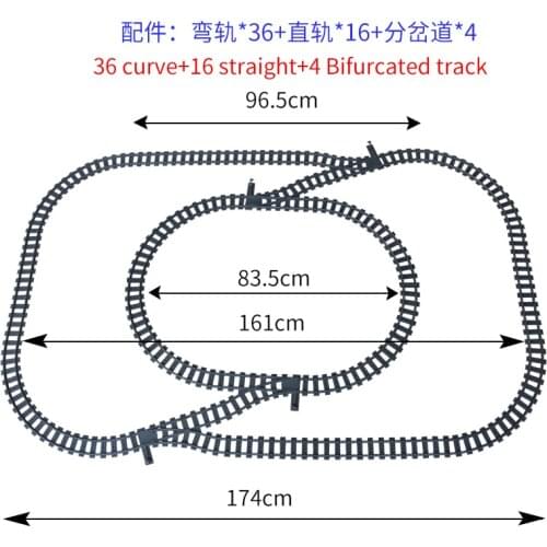 Train Railway Track model sets straight curve assembled building blocks DIY Construction boys girls toys Childrens gift