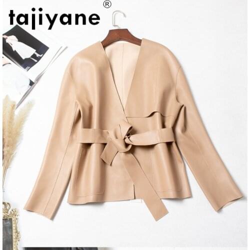 Korean Women 2021 Autumn Clothes Real Leather Jacket Womens Genuine Sheepskin Coats Korean Style Mujer Chaqueta TN1983