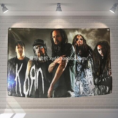 Hard Rock Heavy Metal Music Banners & Flags Tapestry Band Posters HD Canvas Printing Art Tapestry Mural Wall Decoration Gift A3