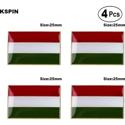 Hungary Brooches Lapel Pin Flag badge Brooch Pins Badges 4pcs