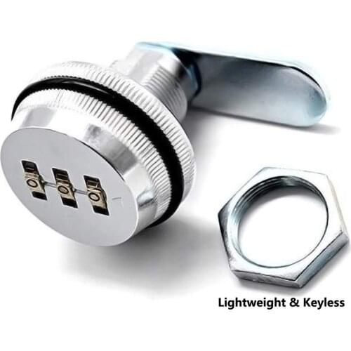 3 Digital Code Combination Cabinet Lock Zinc Alloy Password Locks Home Security Cam Lock For Mailbox Cabinet Locker Drawers