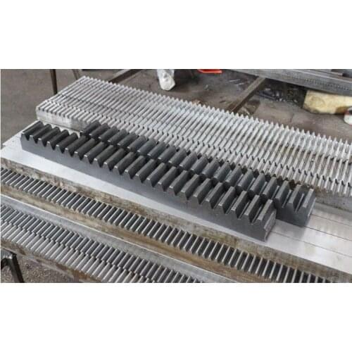 40pcs 1Mod 10x10x1500mm spur Gear rack right teeth Gear rack Precision cnc rack (straight teeth) Toothed rack