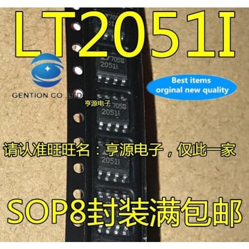 5PCS LT2051IS8 LTC2051IS8 operational amplifier SOP-8 LT2051I 2051 I in stock 100% new and original