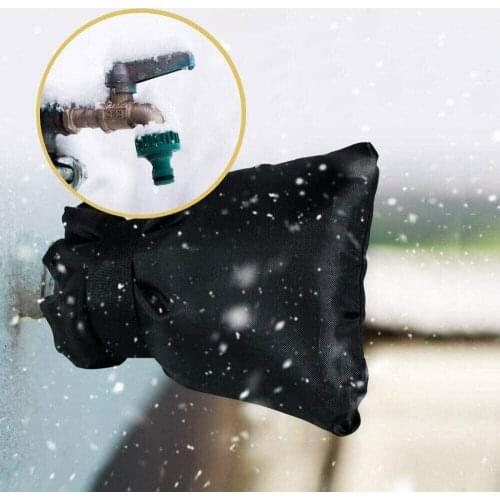 5Pcs Outdoor Faucet Cover Anti-Freeze Hose Bib Water Faucet Protector Frost Protection Cover Winter Tap Cloth Cover Accessories