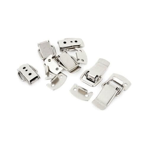 6pcs Drawer Cabinet Spring Loaded Straight Loop Toggle Draw Latch 1.5"