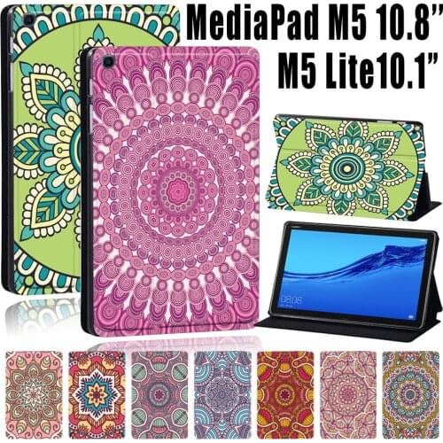 Tablet Case for Huawei MediaPad M5 Lite 10.1/ MediaPad M5 10.8 Inch Scratch Resistant Cover Case + Free Stylus