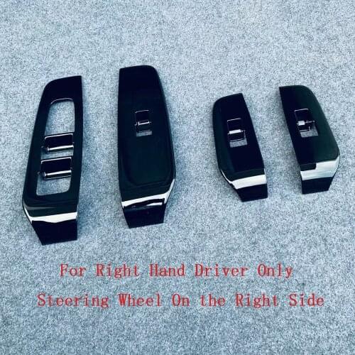 For Nissan Note 2021 2022 abs Black Car Interior Decoration Door Window Switch Cover Trims Car Accessories Right Hand Driver