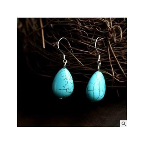 Ea928 2018 hot sale Jewelry charm oval slim fashion earrings teardrop-shaped earrings Female charm Jewelry