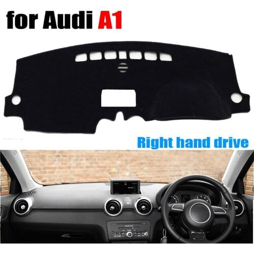 FUWAYDA Car dashboard cover mat for Audi A1 all the years Right hand drive dashmat pad dash covers auto dashboard accessories