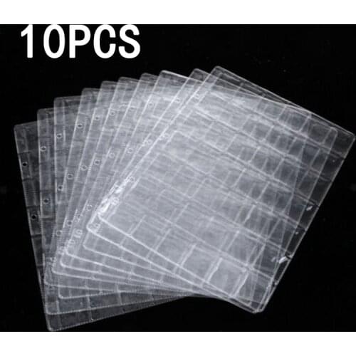 42 Pockets Coin Collection Container Professional Commemorative Coin Holder Sheet Portable Specie Storage Album