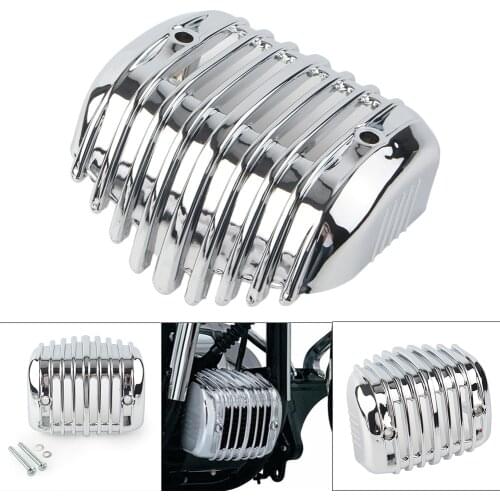 Motorcycle Voltage Regulator Cover Fairing For Harley Softail Models 2001-2017 FXS FXSB FLSTSB FXSTC Chrome ABS Plastic