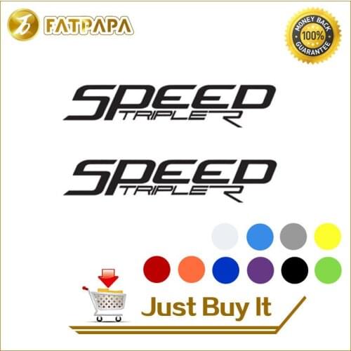 Motorcycle bike Fuel tank Wheels Fairing notebook Luggage helmet MOTO Sticker decals For Triumph Speed Triple R