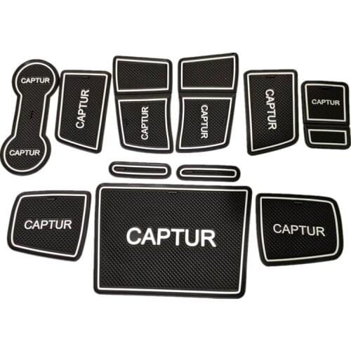 Non-slip Interior door pad cup mat door pad for renault captur 20120-2021, auto accessories