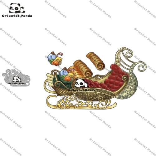 New Dies 2020 christmas Sled Metal Cutting Dies diy Dies photo album cutting dies Scrapbooking Stencil christmas dies die cut