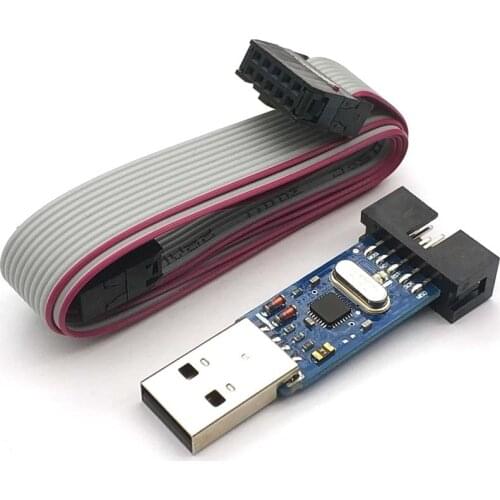 New USBASP USBISP AVR Programmer USB ATMEGA8 ATMEGA128 Support Win7 64K