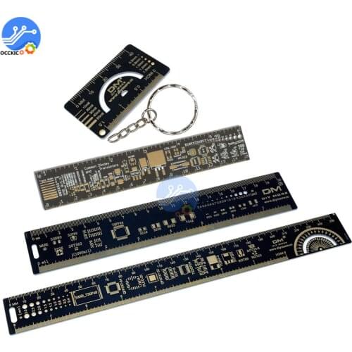 4CM 15CM 20CM 25CM Multifunction PCB Ruler Measuring Tool Resistor Capacitor Chip IC SMD Package Units
