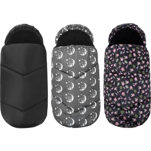 Baby stroller sleeping bag Footmuff Windproof Cotton Winter Warm Baby Sleeping Bag Envelope Swaddle For 0-3 Years Newborn #W0