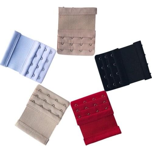 Bra Extenders Strap Extension 3 Hooks 2 Rows Women Intimates Lengthened Bra Hook Extenders Womens Accessories 2/3/4 Buckles