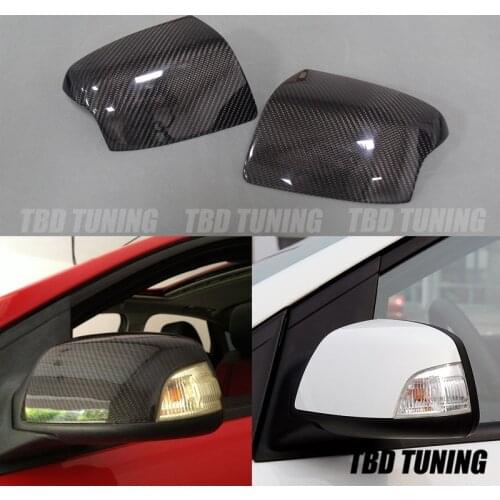 Carbon Fibe Mirror Cover For Ford Focus 2 MK2 3 MK3 RS ST 2004 2005 -2008 2009 2010 2011 2012 2013 2014 - 2018 Accessories Focus