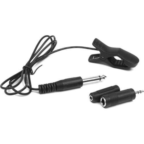 Universal Clip On Pickup & 2 Adapters for Mandolio Ukulele Banjo Violin