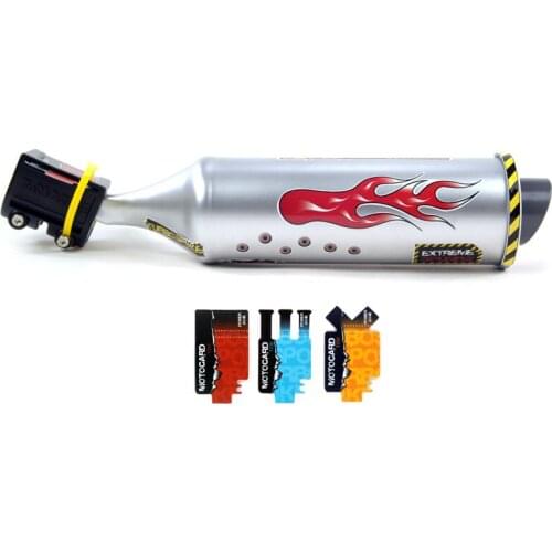 Exhaust Motorcycle Bike Installation Spoke Turbo Exhaust Pipe Bicycle Accessories System Bicycle parts 2020