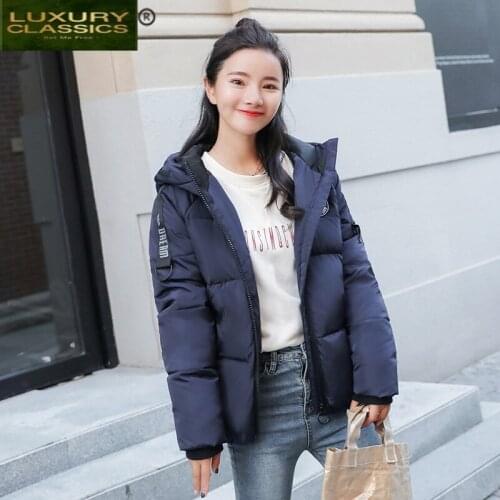 Jacket Women Down Winter Cotton Parkas Mujer 2021 Korean Fashion Padded Warm Coat Female Parka Abrigos Casacos Hiver 518