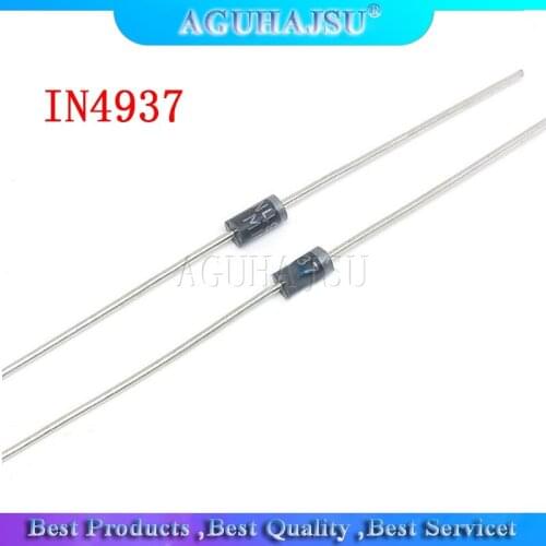 100PCS IN4937 1N4937 TUN-41 Schnelle Schalt Rectifier Diode 1A 600V