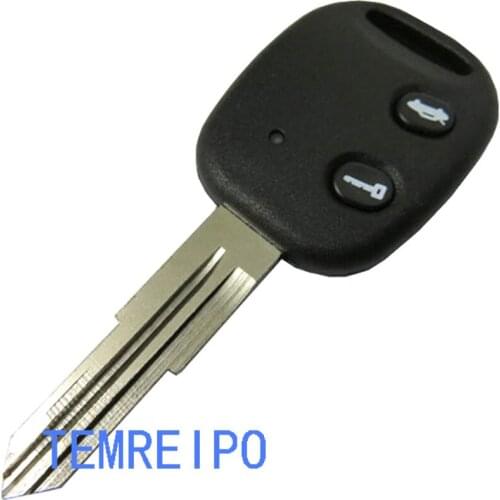20pcs/lot 2 Buttons Remote Car Key Shell Uncut Left Blade for Chevrolet Epica Key Case Car-styling
