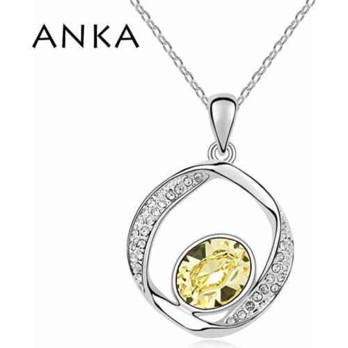 2020 Direct Selling New Trendy Women Pendant Necklaces Crystals from Austria Crystal Drop Pendant Necklace #98749