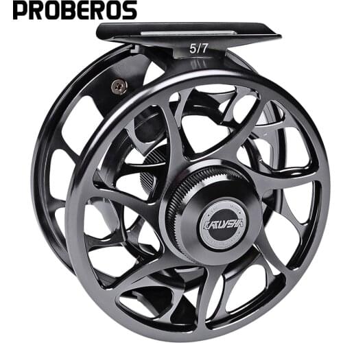 Aluminum 5/7-7/9-9/10 WT 3+1BB Fly Fishing Wheel Fly Fishing Reel Fly Reel CNC Machine Left&Right Handle Gun Color Casting New