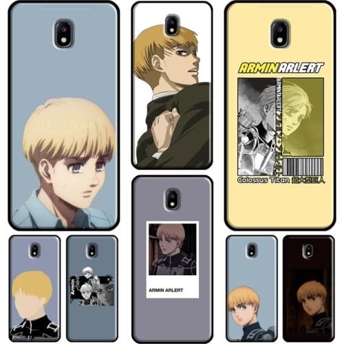 Armin Arlert Attack on Titan Cool For Samsung Galaxy J7 J5 2017 A3 A5 J1 2016 J2 Prime A6 A8 A9 2018 J4 J6 Plus Phone Case