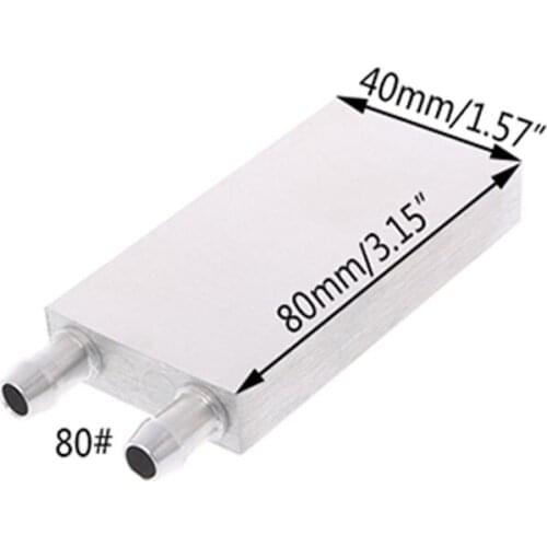 40*120mm Primary Aluminum Water Cooling Block Heat Sink System For PC Laptop CPU