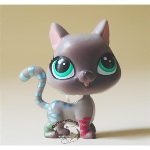 CWM068 Pet Shop Animal Gradient black cat doll action Figure kitten