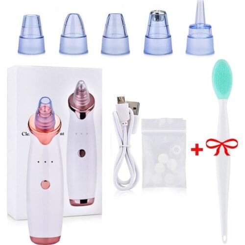 Electric Acne Remover Point Noir Blackhead Vacuum Extractor Tool Black Spots Pore Cleaner Skin Care Facial Pore Cleaner Machine