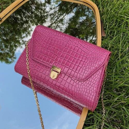 European Fashion Simple Womens Designer Handbag 2021 New Quality PU Leather Women Tote bag Alligator Shoulder Crossbody Bags