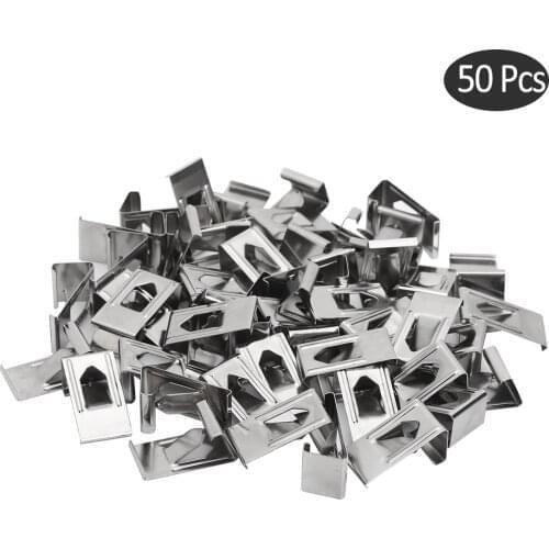 50Pc Photo Frame Clips Fasteners Hooks Photo Frame Metal Spring Turn Clip Hanger Painting Mirror Hanger Art Work Photo Wall Hook