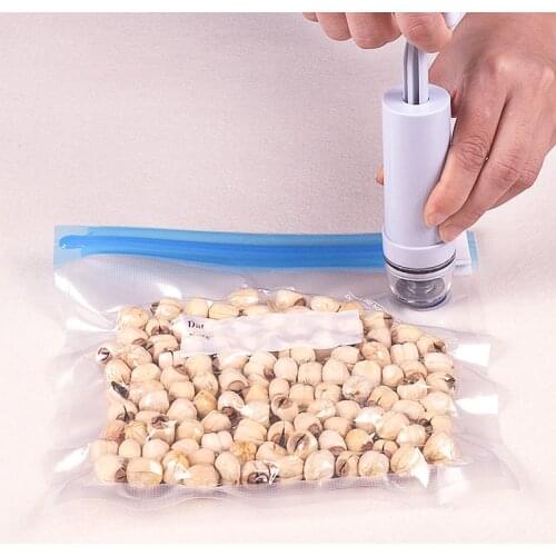 Kitchen Vacuum Pump Transparent Food Preservation Bag Thickened Cooked Cereals Packing Size Compressed Bag