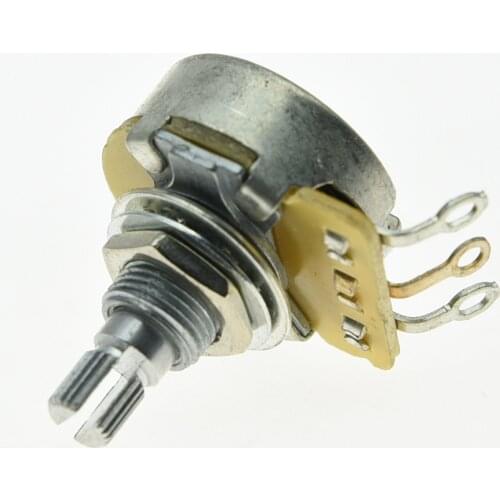 Dopro 250K/500K CTS Guitar Linear POTS Split Shaft Potentiometer A250K/A500K/B250K/B500K