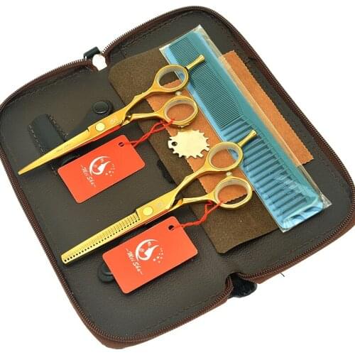 Meisha 5.5" Japanese 440C Professional Hairdressing Scissors Hair Cutting Makas Barber Thinning Shears Hair Cut Razors A0014A