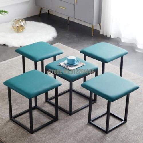 Stool small stool household low stool magic cube stool combination multifunctional storable chair net red sofa STOOL DINING stoo