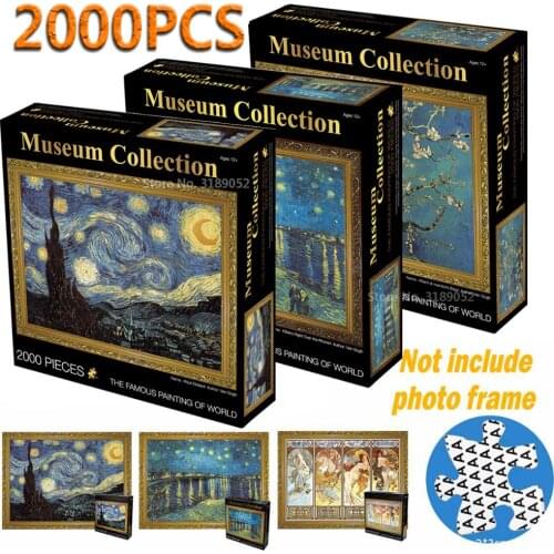 New puzzle 2000 pieces Famous Painting of World Adult puzzles 2000 Kids DIY Jigsaw Puzzle Creativity Imagine Educational Toys