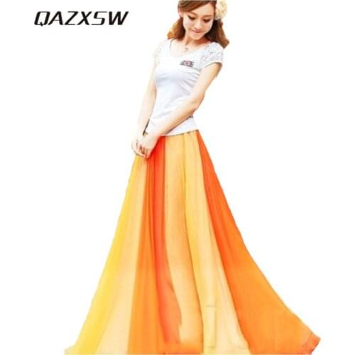 QAZXSW Women's Pleated Skirts