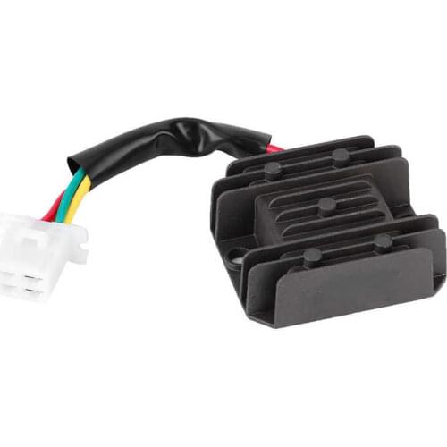 Moto Rectifier Motorcycle Rectifier Voltage Regulator Replacement Fit for Honda Super Cub/MR50K Elsinor/CA100/Motosport