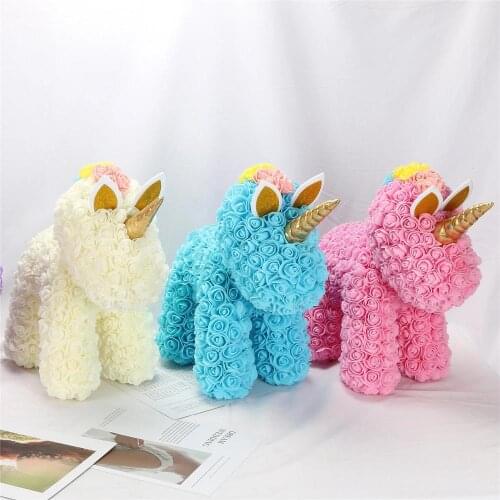 Rose Unicorn rose unicorn bear For Valentines Day Gifts