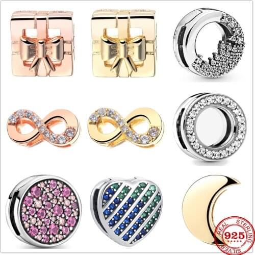 Hot Sale 100% Real 925 Sterling Silver Charm Fit Original Pandora Bracelet Making Fashion DIY Jewelry For Women Factory Outlet