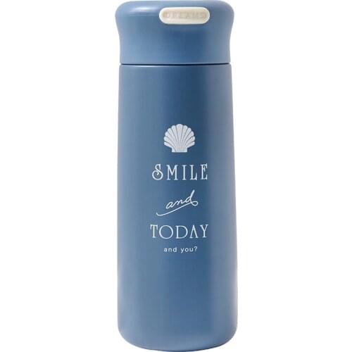 Navy Style Silicone Portable 304 Stainless Steel Thermos Cup Vacuum Heat Insulation Sealed Water Cup Gift Cups For Boys Girls