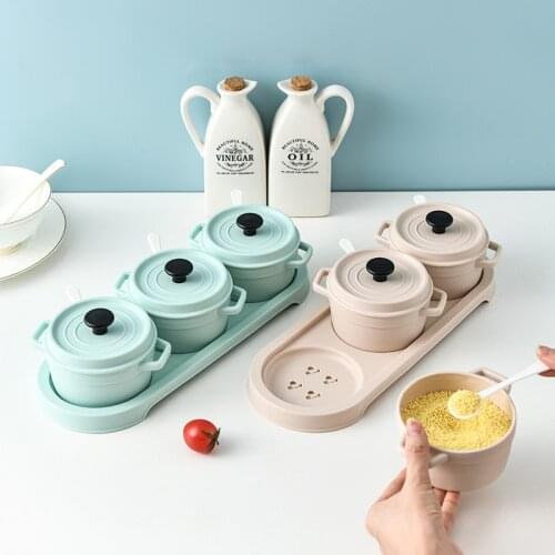 Kitchen fashion seasoning combination one spoonful seasoning box