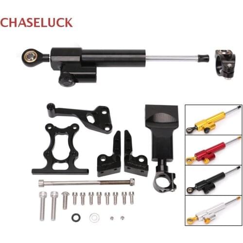 For Yamaha MT09 FZ09 Steering Damper Stabilizer Bracket Mount Holder MT-09 FZ-09 MT FZ 09 2014 2015 2016 2017 Motor Accessories