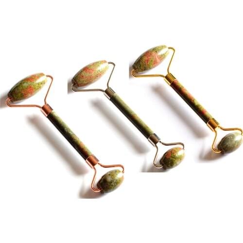 Face Massage Jade Roller Natural Stone Slimmer Lift Wrinkle Double Chin Remover Beauty Care Slimming Tools